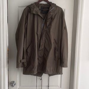 Men’s Ben Sherman olive lightweight hooded jacket